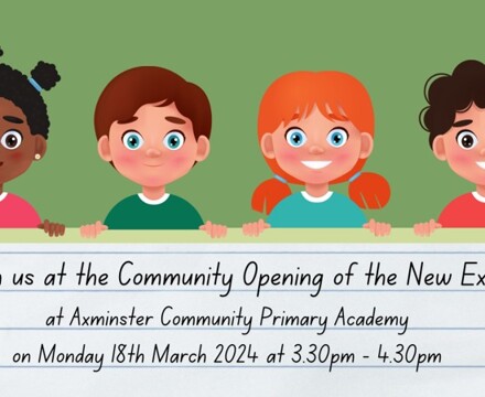Community Opening   Axminster Extension   March 2024